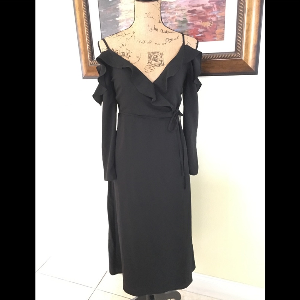 TopShop Black Dress - Picture 4 of 5